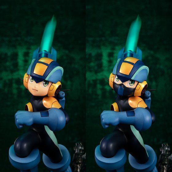 Game Characters Collection DX Rockman Exe vs Forte PVC Figure