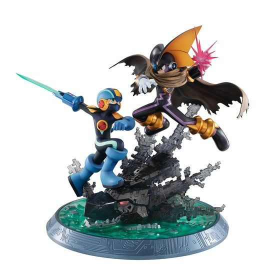Game Characters Collection DX Rockman Exe vs Forte PVC Figure