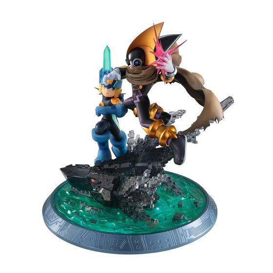 Game Characters Collection DX Rockman Exe vs Forte PVC Figure