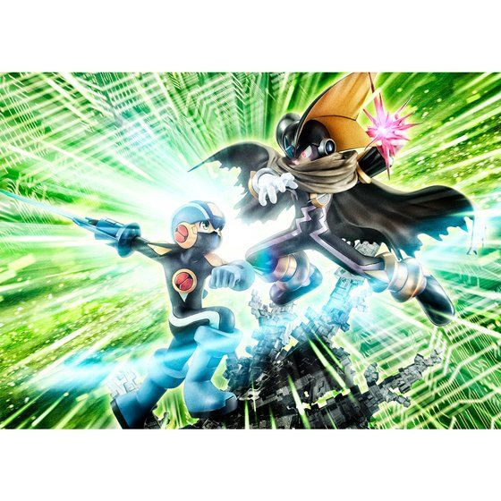 Game Characters Collection DX Rockman Exe vs Forte PVC Figure