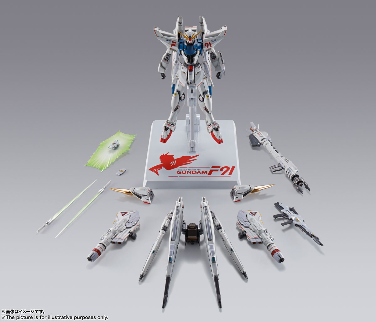 METAL BUILD Gundam F91 CHRONICLE WHITE Ver. - Kurama Toys OnLine Shop