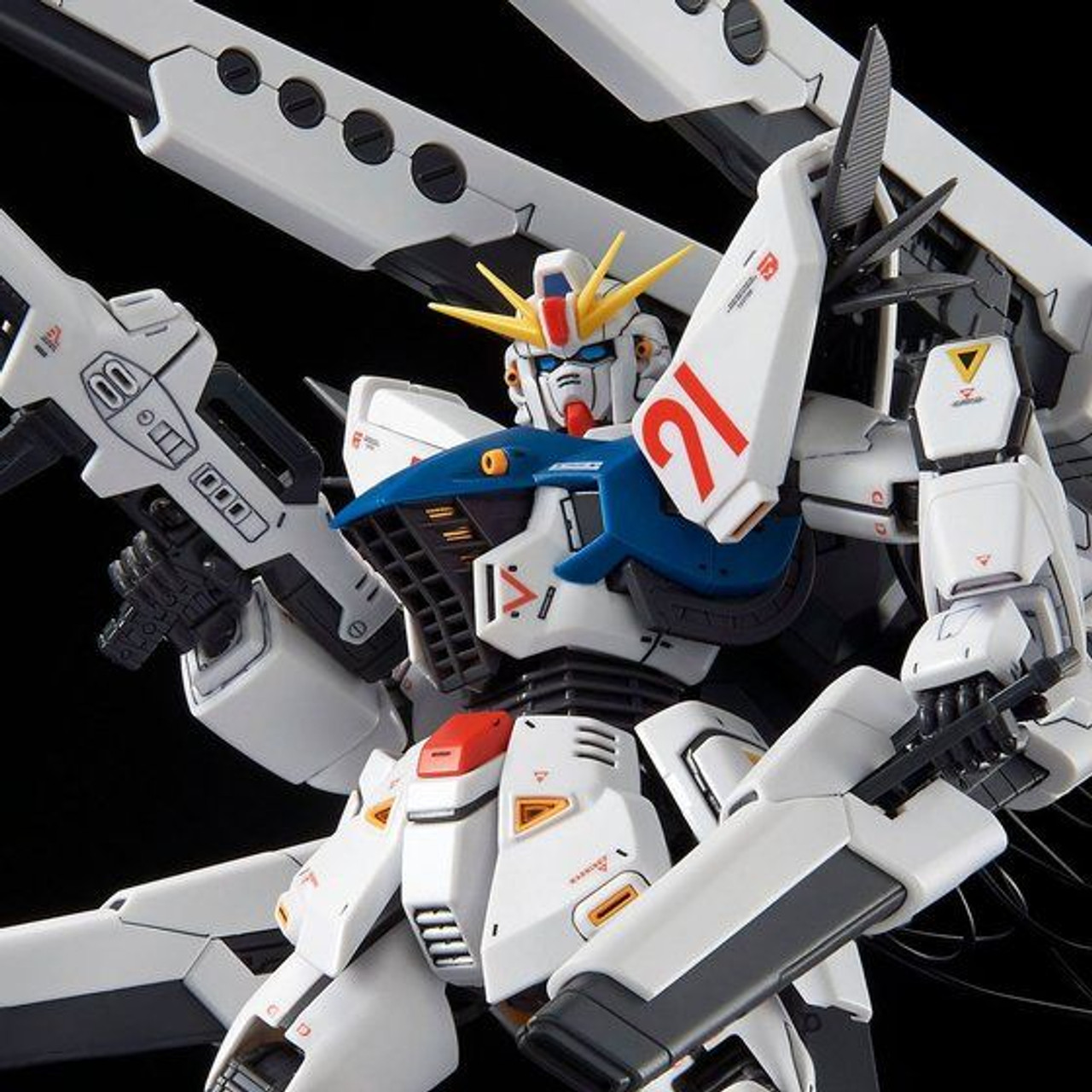 MG 1/100 Gundam F91 Ver. 2.0 Back Cannon Type & Twin VSBR Set UP Type  Plastic Model ( IN STOCK )