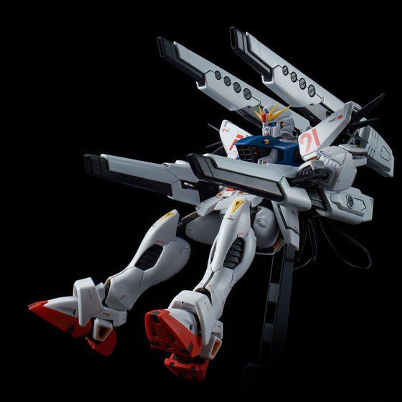 MG 1/100 Gundam F91 Ver. 2.0 Back Cannon Type & Twin VSBR Set UP 