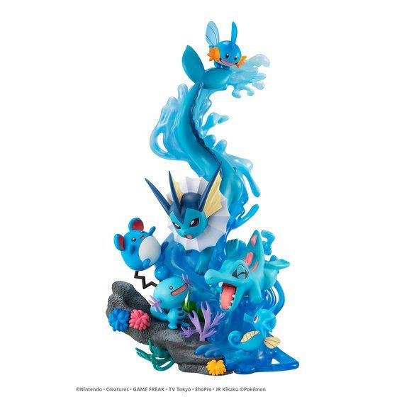 G E M Ex Series Pokemon Water Type Dive To Blue Pvc Figure With Pb Bonus Kurama Toys Online Shop