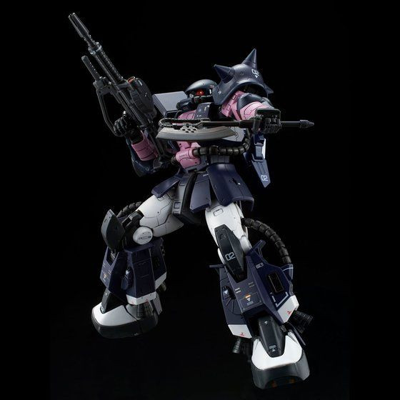 RG 1/144 MS-06R-1A Black Tri-Stars Zaku II Plastic Model