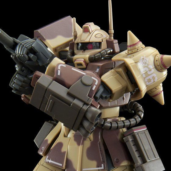 HG 1/144 Zaku Desert Type (Double Antenna Specification) Plastic