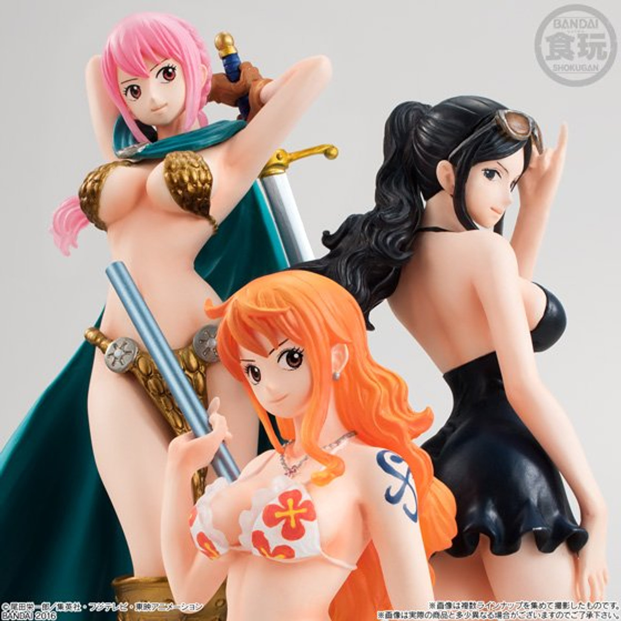 ABYstyle One Piece Robin and Nami Acryl 4-in Figure Set