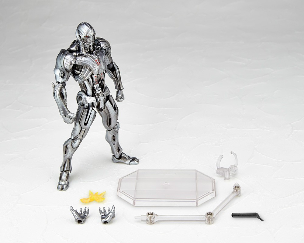 リボルテック　ウルトロン　REVOLTECH MOVIE REVO Ultron Kaiyodo Figure Complex Movie Revo No.002 Ultron Action Figure Age