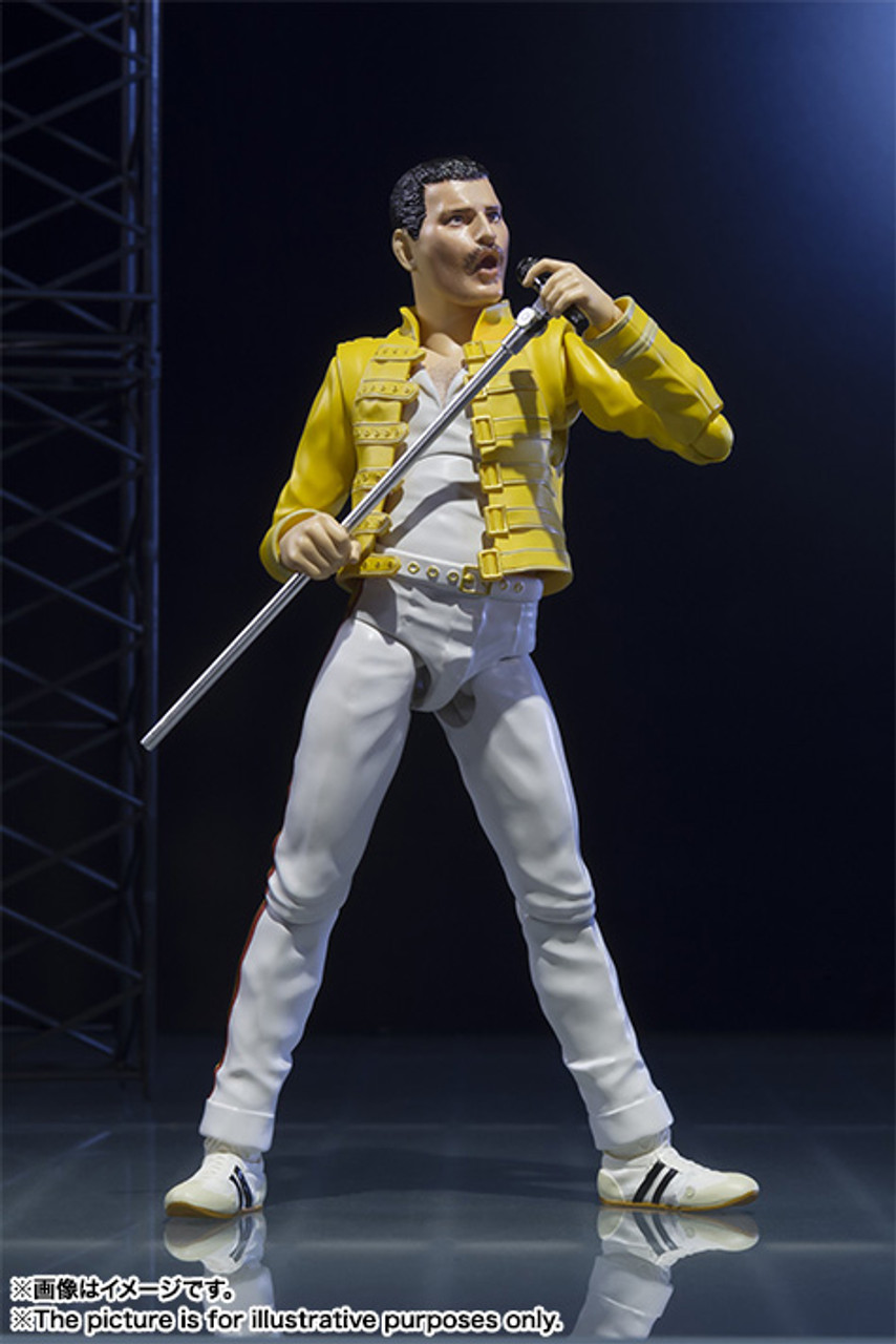 BANDAI -  S.H.Figuartsフレディ・マーキュリー SHFiguarts Freddie Mercury Live Aid Ver. | Soul Web
