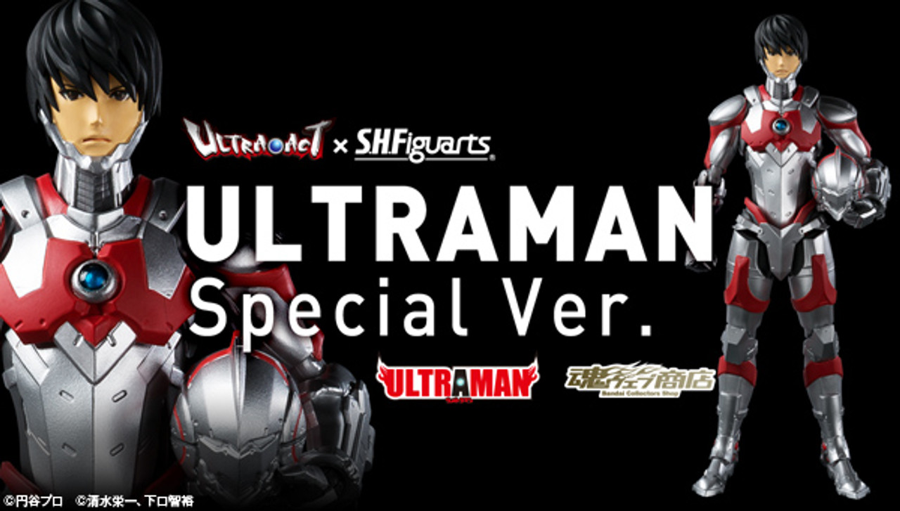 人気のULTRA-ACT × S.H.Figuarts 「ULTRAMAN」　プレバン限定 「SUIT ver 7.2」＆「ACE SUIT」 3種セット ウルトラマン