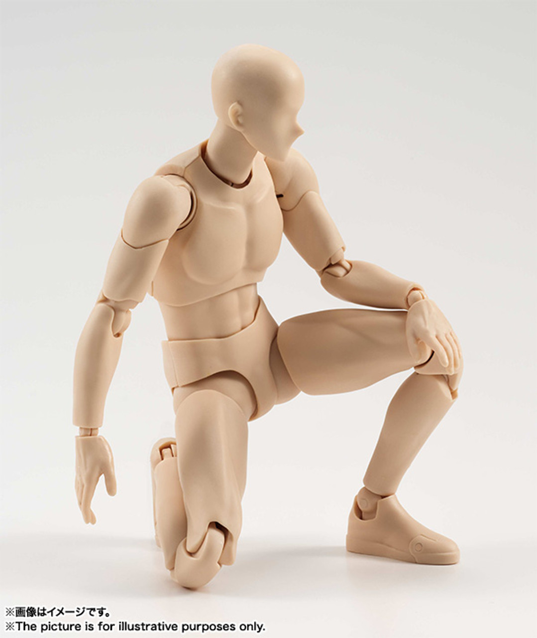 Bandai S.H.Figuarts Body-Kun Rihito Takarai Edition: Pale Orange Color Ver., Figures & Dolls Action Figures