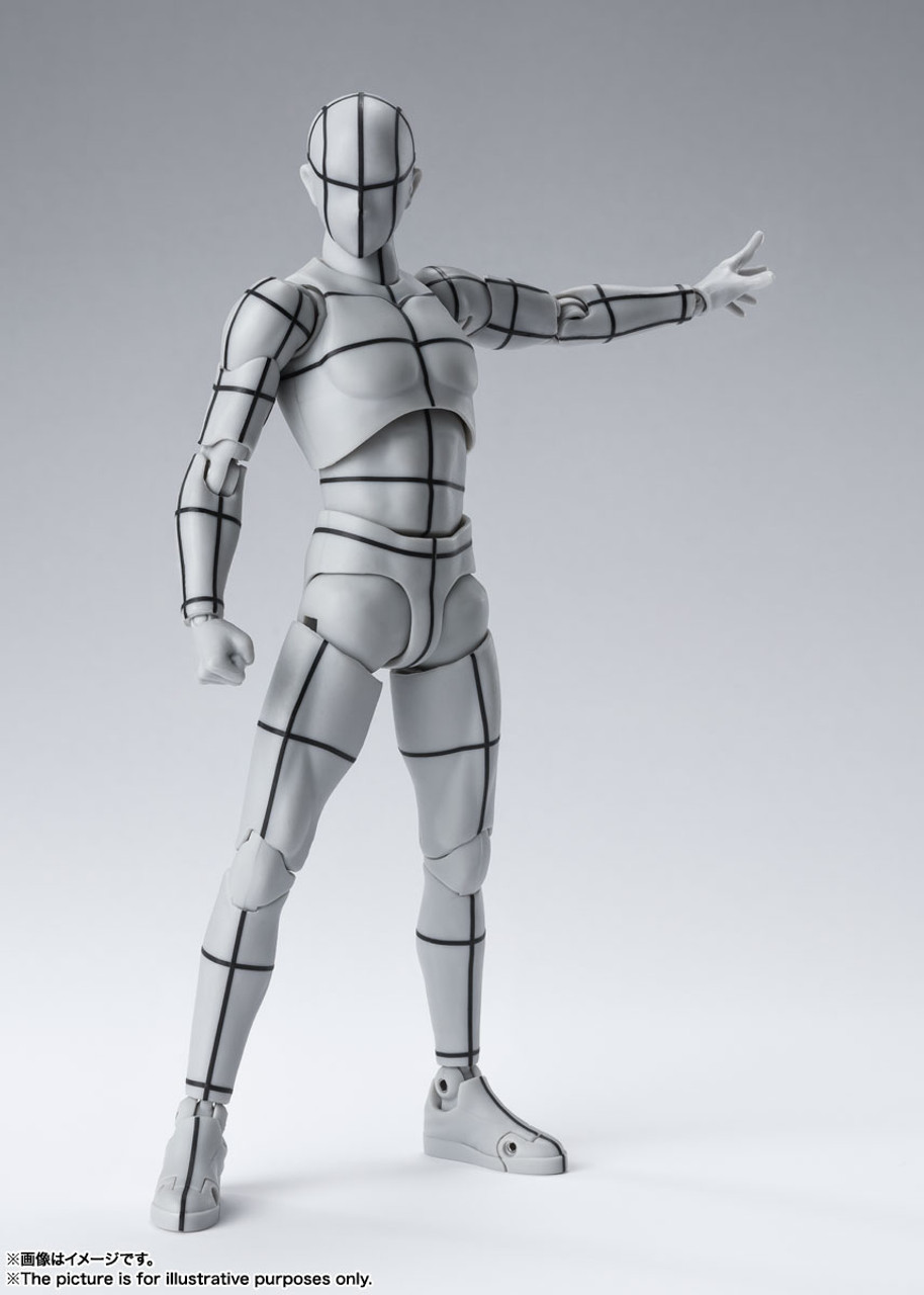 SHFiguarts Body-kun -Wireframe- (Gray Color Ver.)