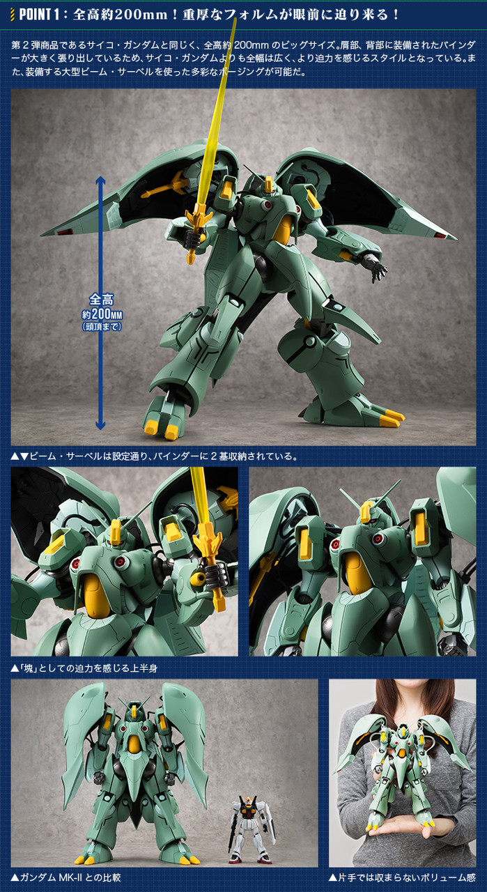 Mobile Suit Gundam ASSAULT KINGDOM QUIN MANTHA NZ-000 BANDAI Premium