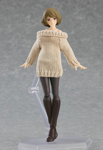 figma Female Body (Chiaki) with Off-the-Shoulder Sweater Dress Action Figure figma Female Body (Chiaki) with Off-the-Shoulder Sweater Dress Action Figure