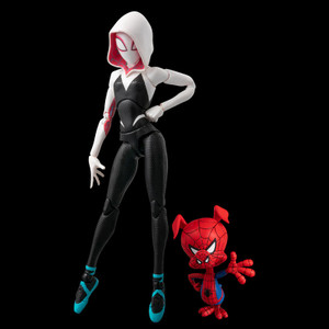 Spider-Man: Into the Spider-Verse SV Action Spider-Gwen & Spider-Ham Action Figure Spider-Man: Into the Spider-Verse SV Action Spider-Gwen & Spider-Ham Action Figure