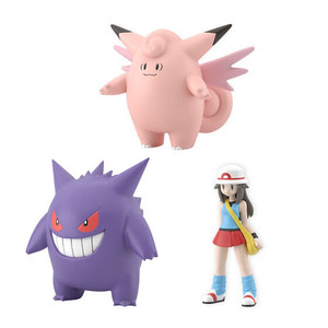 Pokemon Scale World Kanto Region LEAF & PIXI & GENGAR Pokemon Scale World Kanto Region LEAF & PIXI & GENGAR