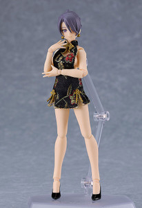 figma Female Body (Yuki) with Black Corset Dress Outfit,Figures,figma,figma,Original  Character