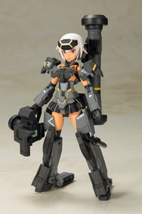 Frame Arms Girl Gourai-Kai [Black] with FGM148 Type Anti-Tank Missile Plastic Model