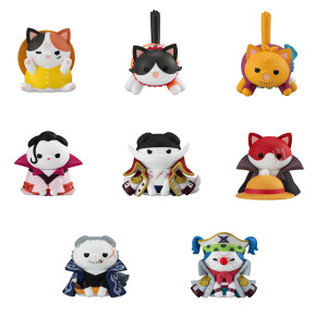 Mega Cat Project One Piece Nyanpiece Nya-n! Luffy Marineford War (Set of 8)
