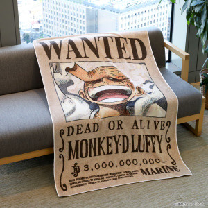 One Piece Large Towel Wanted Poster One Piece Large Towel Wanted Poster