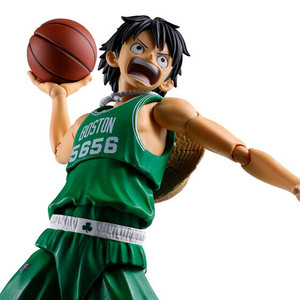 S.H.Figuarts ONE PIECE x NBA Monkey D. Luffy -BOSTON CELTICS ver.- Action Figure