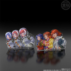 SMP [SHOKUGAN MODELING PROJECT] Super Robot Wars OG Ibis & Tsugumi & Sleigh Acrylic Stand (Shokugan)