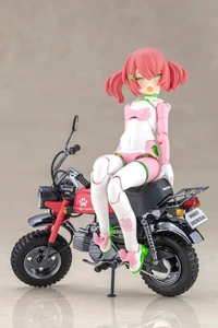 Megami Device PUNI MOFU Racing Mao with Honda Z50J-1 Monkey  Plastic Model
