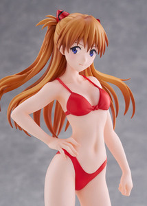 POP UP PARADE BEACH QUEENS Asuka Shikinami Langley (Bikini Style) L Size (Rebuild of Evangelion) Complete Figure