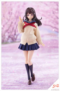 Sousai Shoujo Teien KIRU PLA Madoka Yuki [TOUOU HIGH SCHOOL WINTER CLOTHES] 1/10 Plastic Model