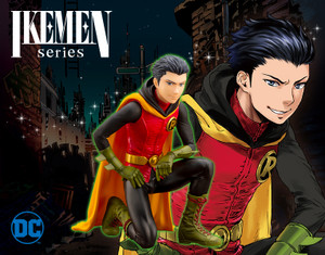 DC COMICS IKEMEN Damien Robin (w/First release Bonus) 1/7 PVC Figure DC COMICS IKEMEN Damien Robin (w/First release Bonus) 1/7 PVC Figure