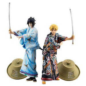 G.E.M. Series Naruto Shippuden Uzumaki Naruto & Uchiha Sasuke Kabuki EDITION SET PVC Figure G.E.M. Series Naruto Shippuden Uzumaki Naruto & Uchiha Sasuke Kabuki EDITION SET PVC Figure
