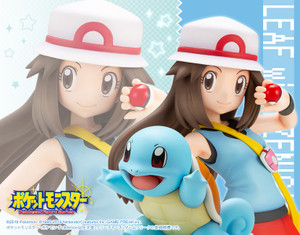 ARTFX J Leaf with Squirtle (Pokemon) 1/8 PVC Figure ARTFX J Leaf with Squirtle (Pokemon) 1/8 PVC Figure