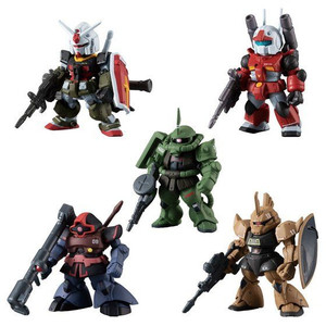 FW GUNDAM CONVERGE:CORE Mobile Suit Gundam REAL TYPE (Set of 5) FW GUNDAM CONVERGE:CORE Mobile Suit Gundam REAL TYPE (Set of 5)