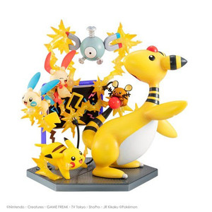 [FREE SHIPPING] G.E.M.EX Series Pokemon Electric type electric power! PVC Figure