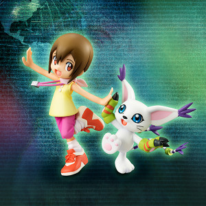 G.E.M. Hikari Yagami & Tailmon PVC Figure G.E.M. Hikari Yagami & Tailmon PVC Figure