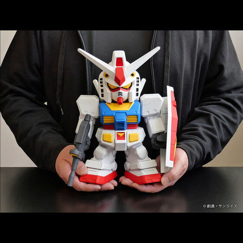 Jumbo soft vinyl figure SD RX-78-2 Gundam SD Gundam