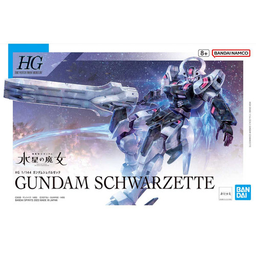 HG 1/144 Gundam Schwarzette Plastic Model