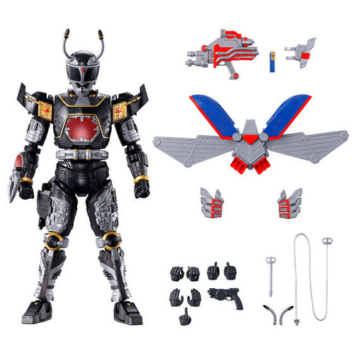 SMP Kit Makes Pose Juukou B-Fighter Black Beat & Super Blue Beat Parts Set (Shokugan)