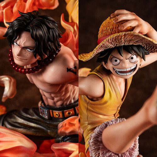 Portrait.Of.Pirates One Piece NEO-MAXIMUM Luffy&Ace 20th LIMITED Ver. Complete Figure