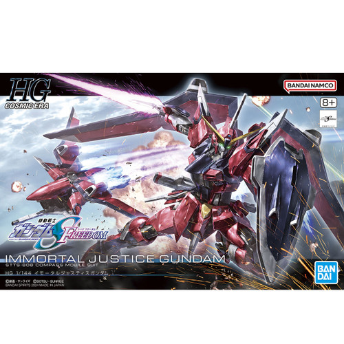 HG 1/144 Immortal Justice Gundam Plastic Model