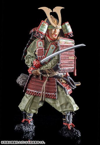 PLAMAX 1/12 Kamakura Period Armored Warrior Plastic Model