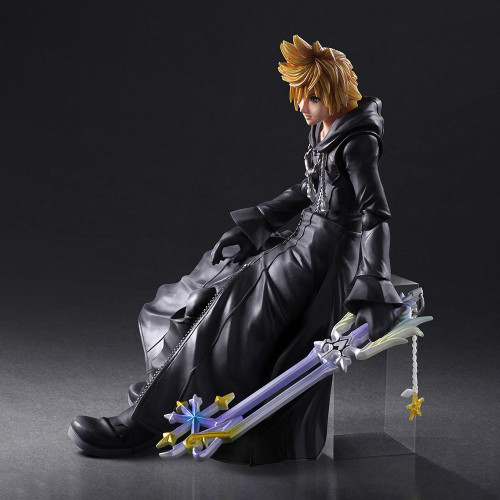 Kingdom Hearts II Play Arts Kai Roxas -Organization XIII Ver. Action Figure