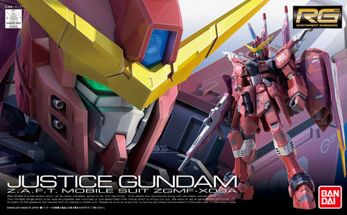 BANDAI 1/144 Real Grade RG 09 ZGMF-X09A Justice Gundam