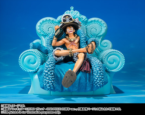 Figuarts Zero Monkey D Luffy -One Piece 20th Anniversary ver.- PVC Figure (Completed)