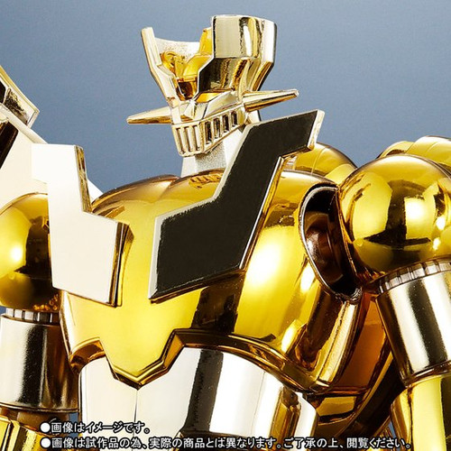 Super Robot Chogokin SHIN MAZINGER Z GOLD Ver. Action Figure (Completed)