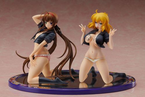 Gokubi Girls Slender Glamorous [Senran Kagura: NewWave G Burst] Ryobi x Ryona Bare Skin Sailor Suit Ver. 1/10 PVC Figure