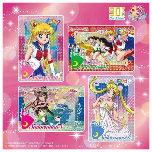 Carddass 30th Anniversary Best Selection Set Pretty Guardian Sailor Moon Carddas ver.