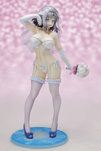 Gokubi Girls Super Premium (Senran Kagura: NewWave G Burst) Yumi Wedding Lingerie Ver. Reprinted Edition 1/6 PVC Figure