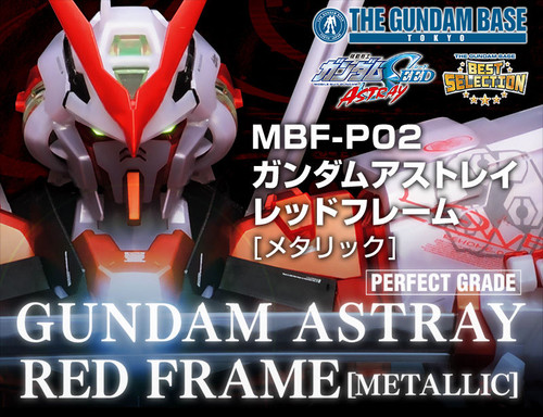 PG 1/60 Gundam Base Limited Gundam Astray Red Frame Metallic Plastic Model