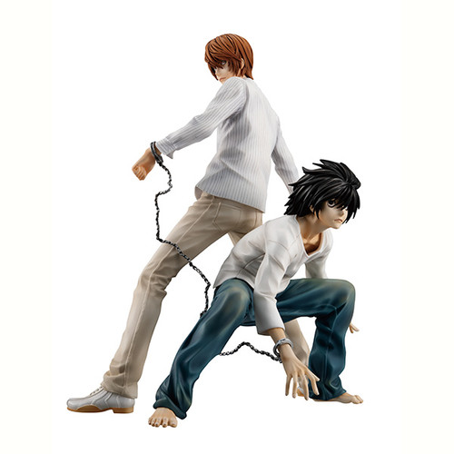 G.E.M. Series DEATH NOTE Yagami Light & L PVC Figure